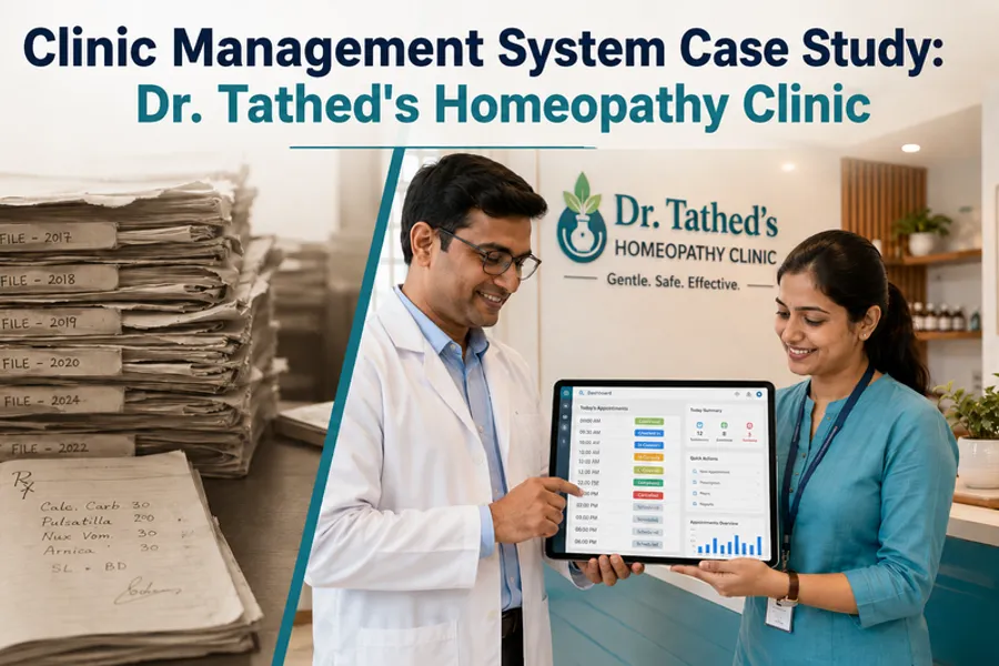 Clinic Management System Case Study: Dr. Tathed's homeopathy Clinic 