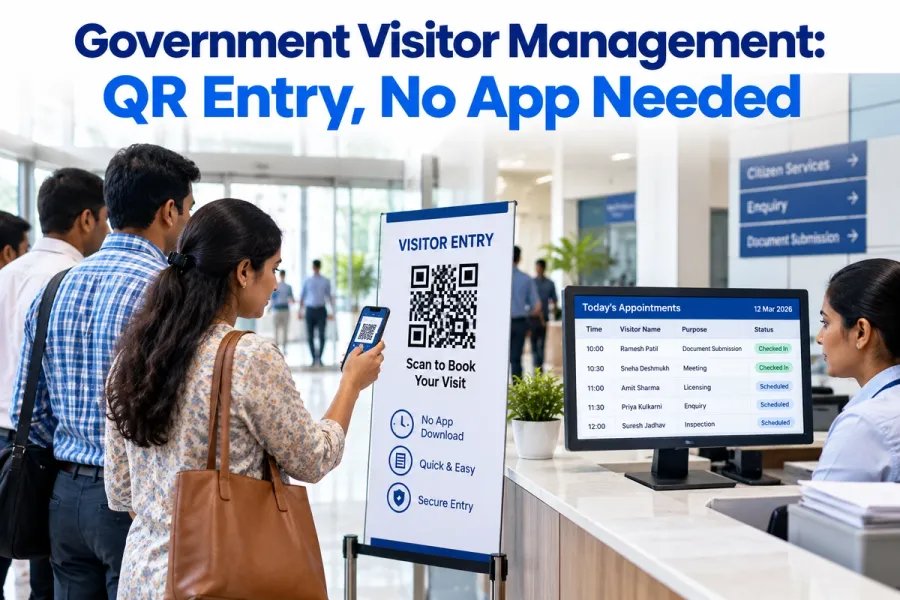 Government Visitor Management: QR Entry, No App Needed