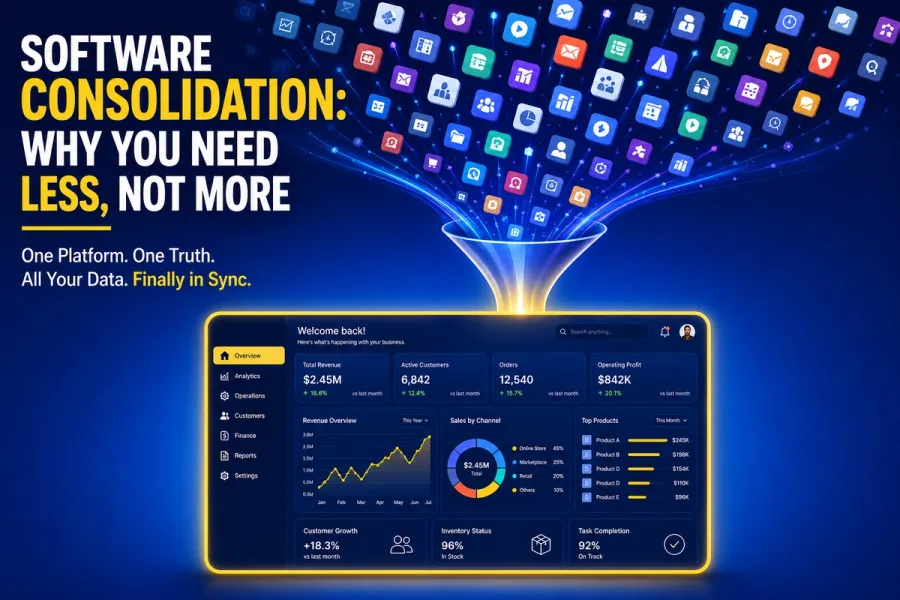 Software Consolidation: Why You Need Less, Not More