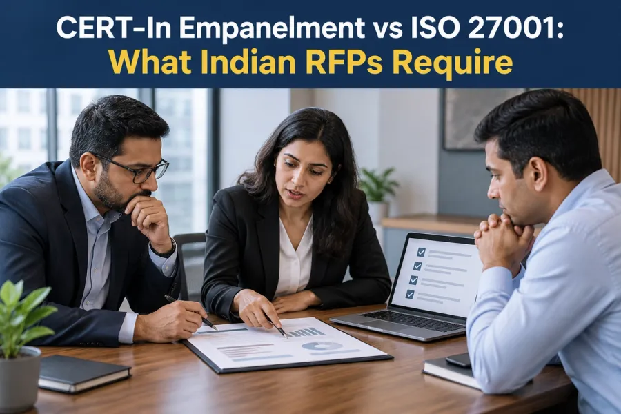 CERT-In Empanelment vs ISO 27001: What Indian RFPs Require