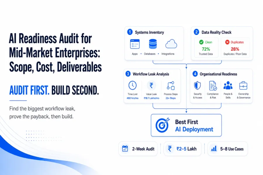 AI Readiness Audit for Mid-Market Enterprises: Scope, Cost, Deliverables