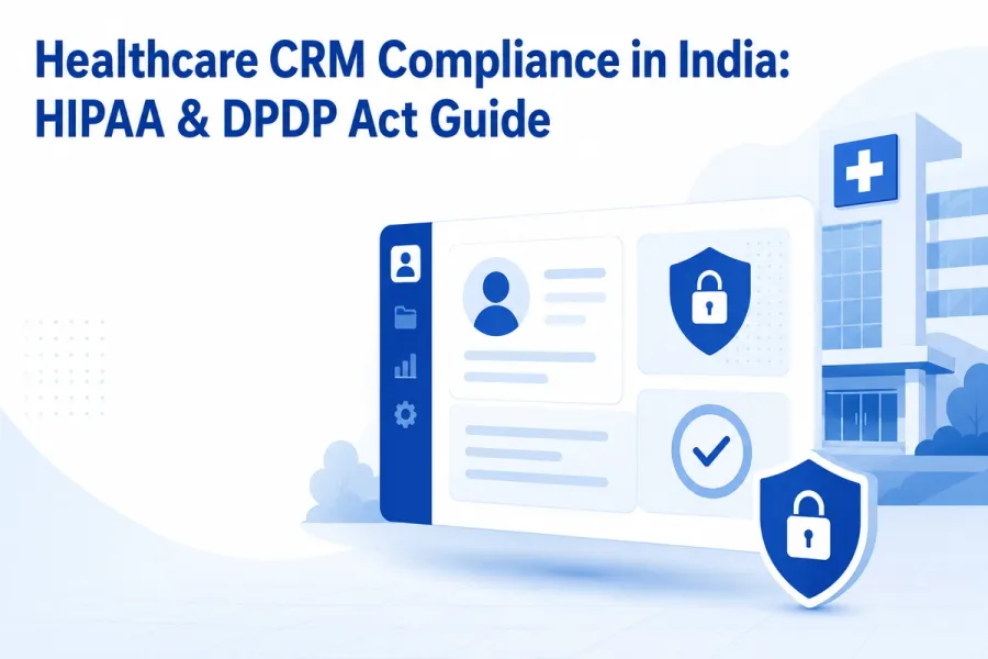 Healthcare CRM Compliance in India: HIPAA & DPDP Act Guide