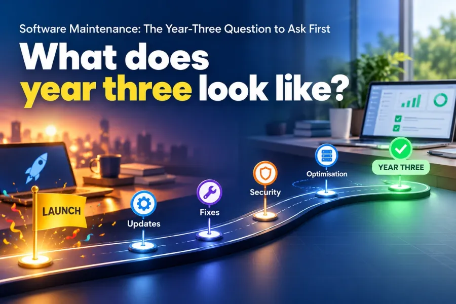 Software Maintenance: The Year-Three Question to Ask First