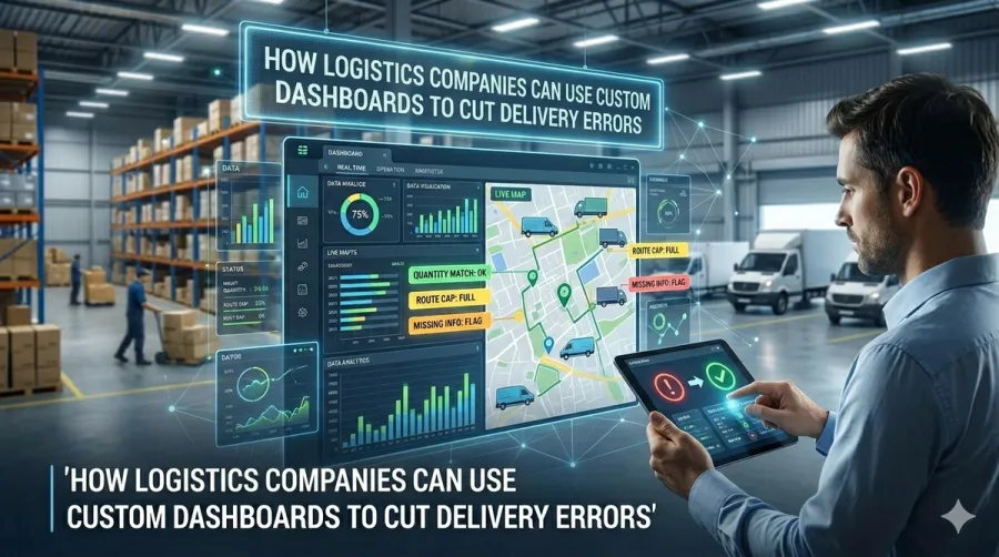 How Logistics Companies Can Use Custom Dashboards to Cut Delivery Errors