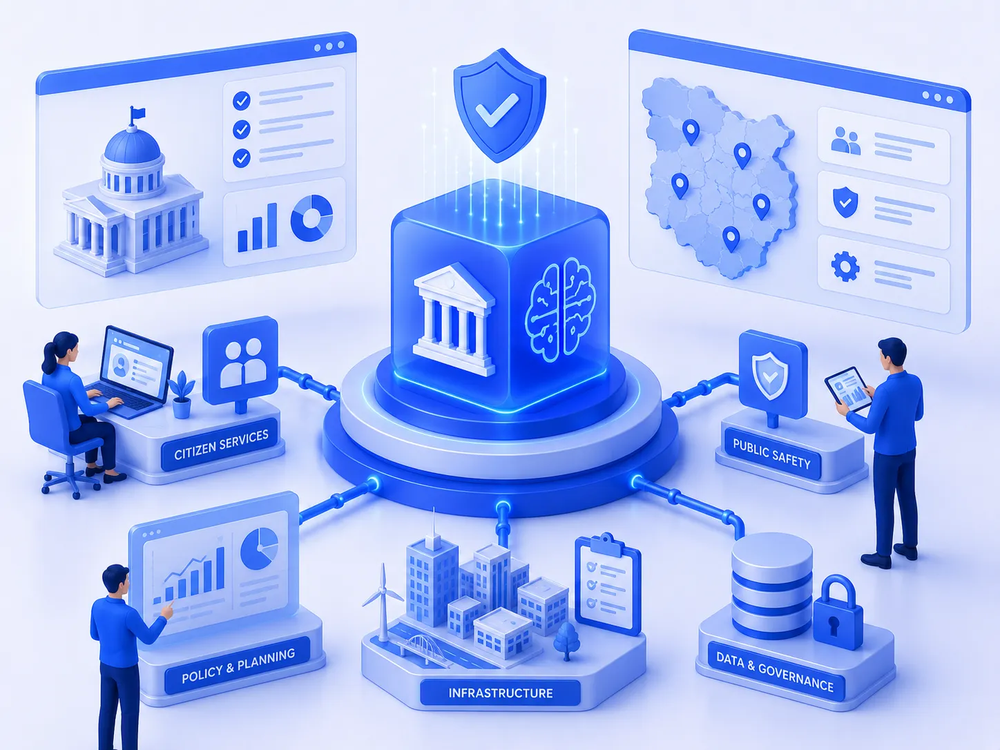 AI for Government & Public Sector services by Accucia Softwares – Pune, India
