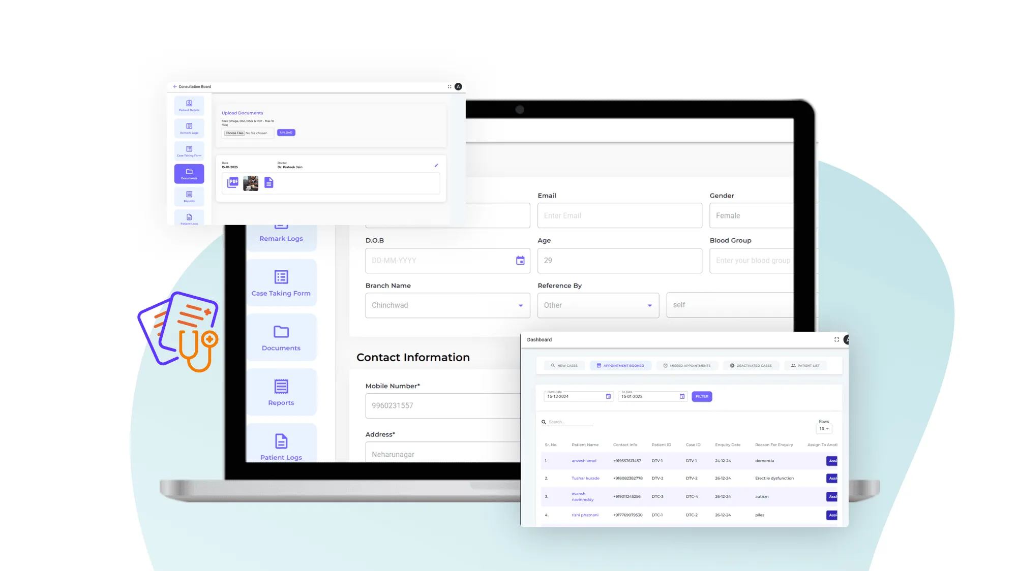 Dr. Tathed's Homeopathic Clinic Management System - Custom Software Development project by Accucia
