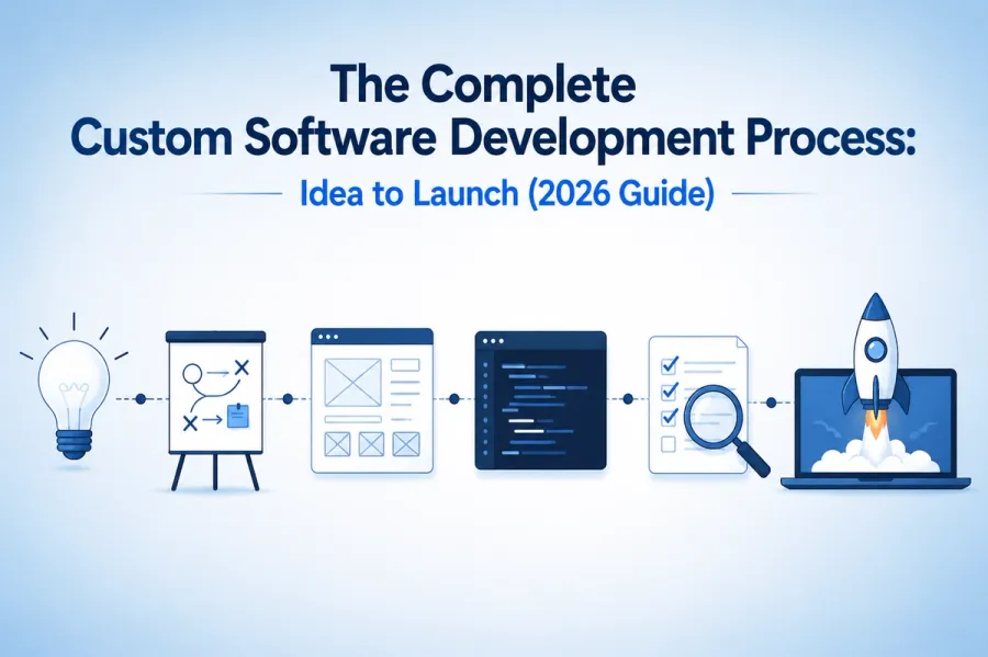 The Complete Custom Software Development Process: Idea to Launch (2026 Guide)