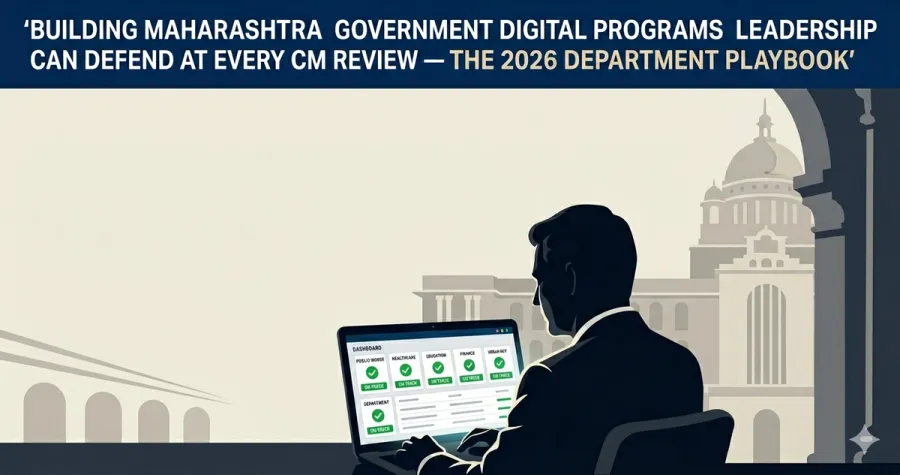 Building Maharashtra Government Digital Programs Leadership Can Defend at Every CM Review — The 2026 Department Playbook