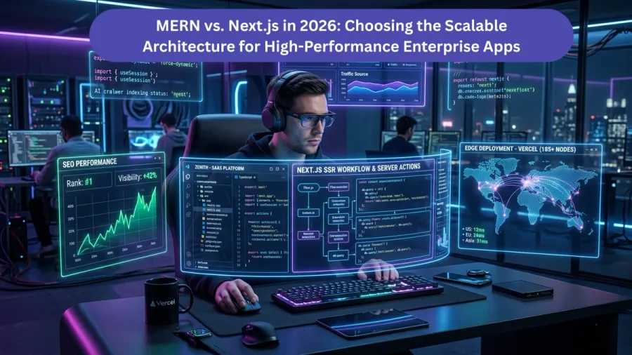 MERN vs. Next.js in 2026: Choosing the Scalable Architecture for High-Performance Enterprise Apps