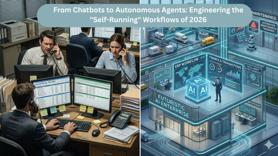 From Chatbots to Autonomous Agents: Engineering the "Self-Running" Workflows of 2026