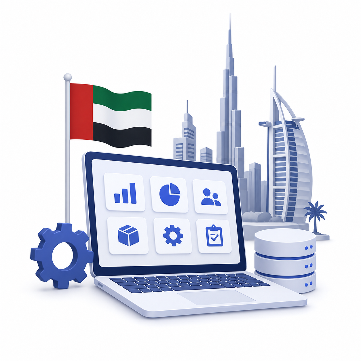 Operations manager overseeing a warehouse facility in the UAE