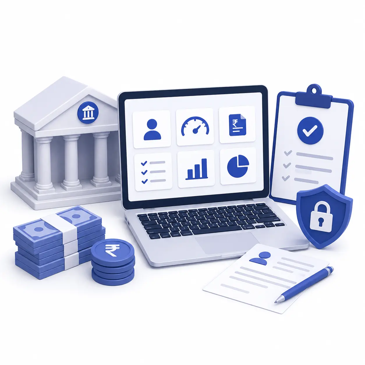 Digital lending and loan processing context