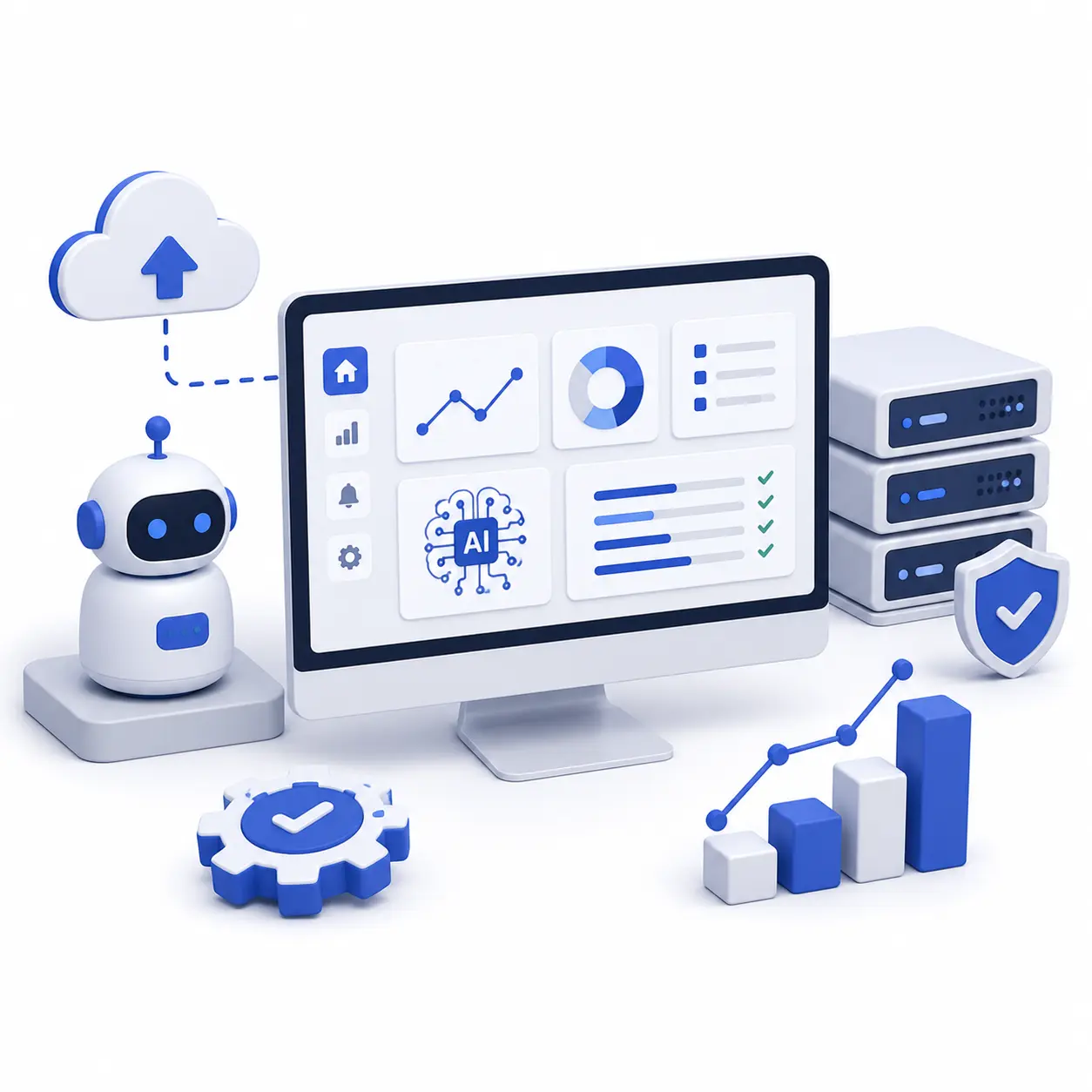 AI operations monitoring dashboard