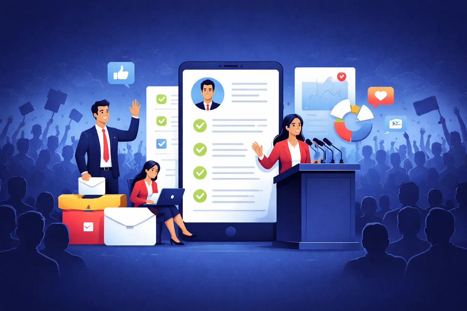 Political Campaign & Constituent Management Apps services by Accucia Softwares – Pune, India