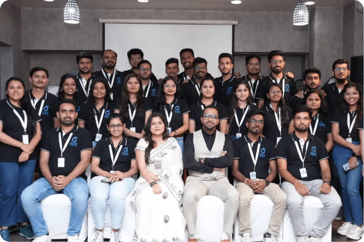 Accucia Softwares development team at Wakad Pune office